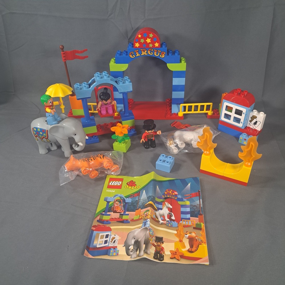Lego Duplo My First Circus 10504 Elephant Tiger Horse Figures Set Kids Toys
